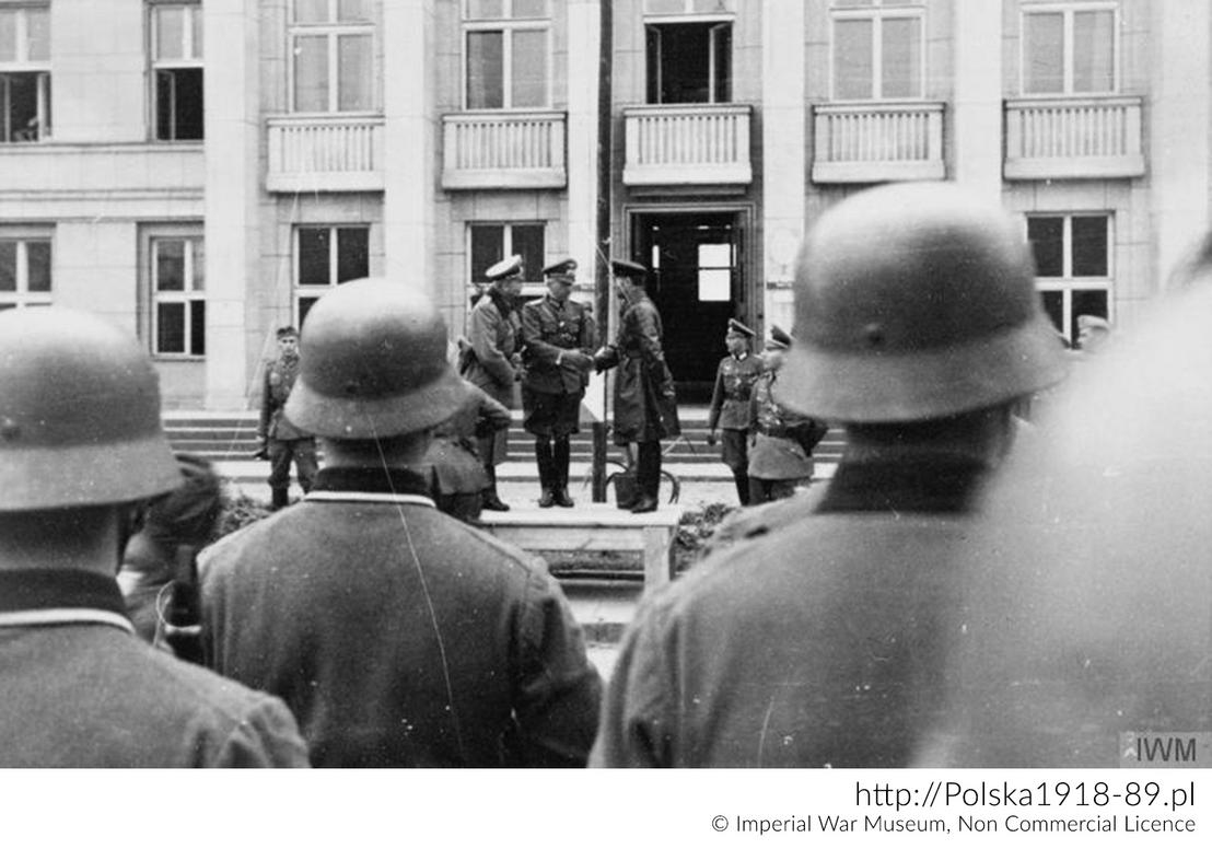 22 września 1939 r., wspólna defilada Wehrmachtu i Armii Czerwonej w Brześciu Litewskim (2)