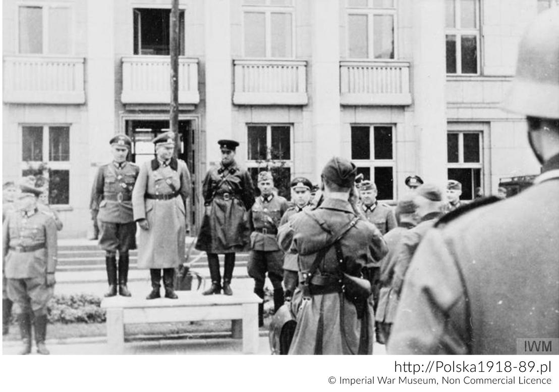22 września 1939 r., wspólna defilada Wehrmachtu i Armii Czerwonej w Brześciu Litewskim (3)