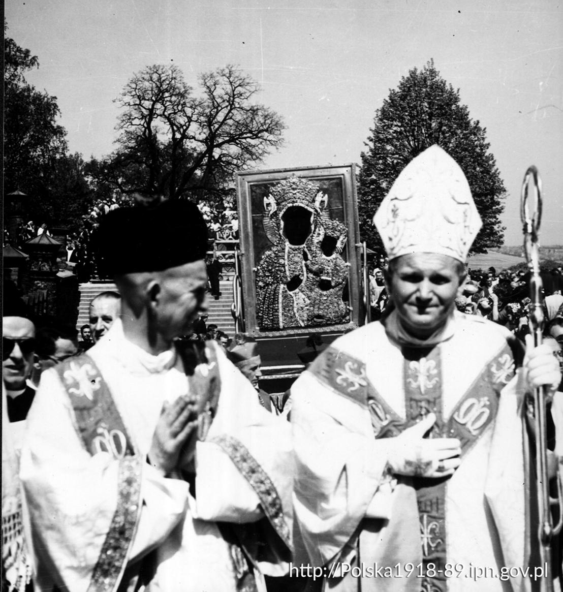 3 maja 1966 r., obchody Millenium Chrztu Polski w Częstochowie.