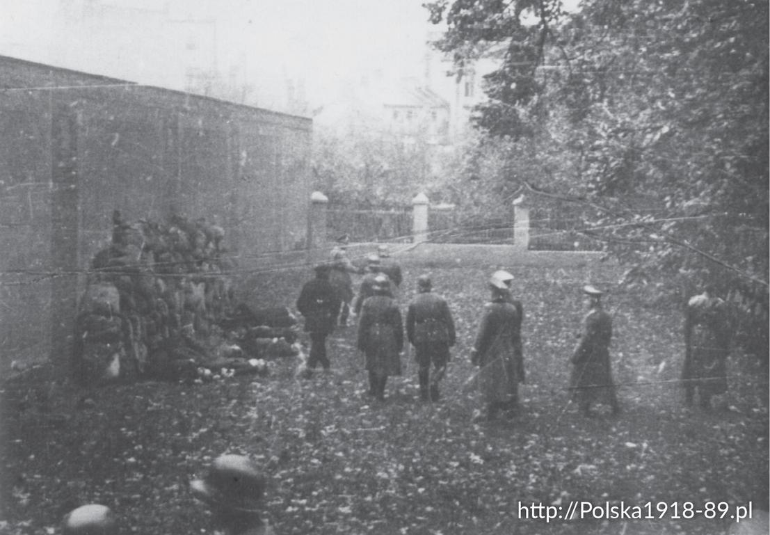Egzekucja przez rozstrzelanie dwudziestu Polaków w Lesznie