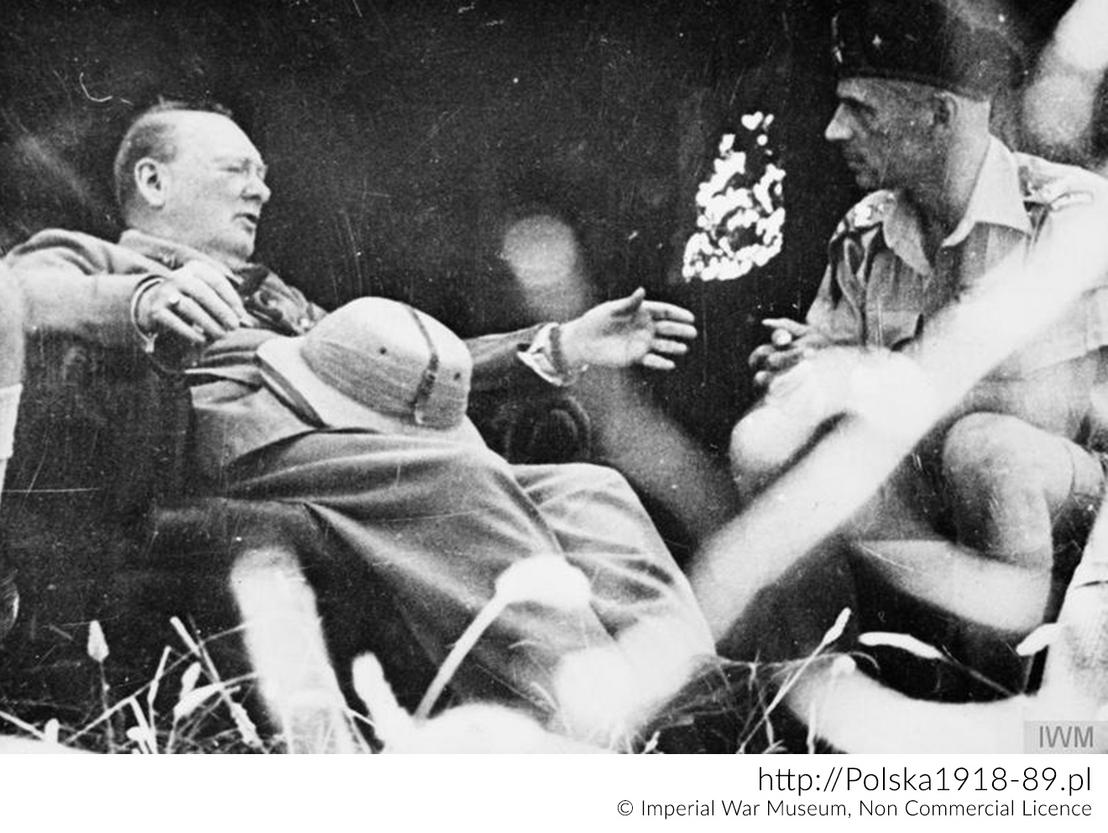 Winston Churchill i gen. Anders