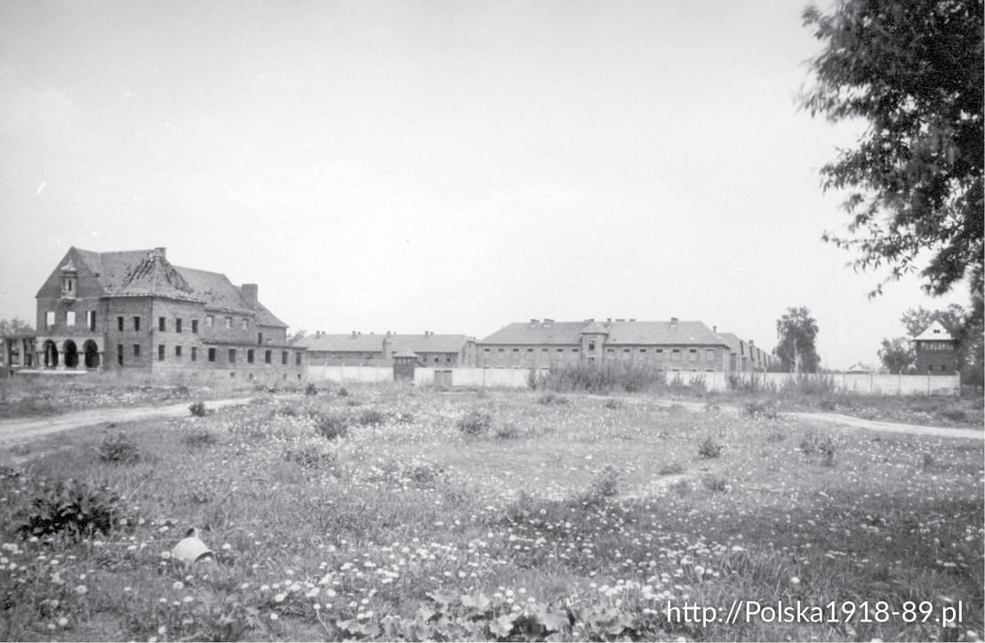 Żwirownia i południowy narożnik obozu macierzystego KL Auschwitz-Birkenau